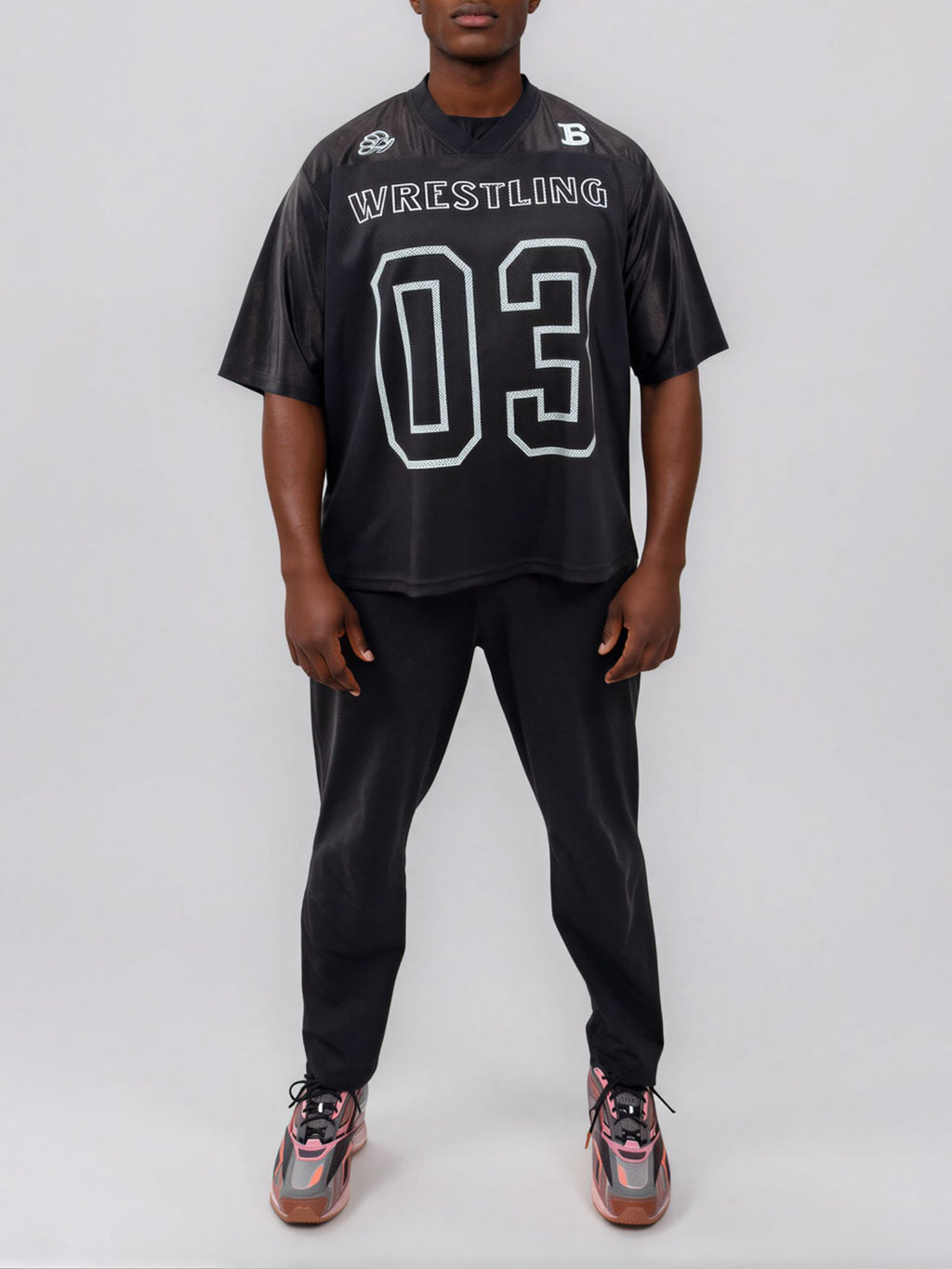American Football Style T-Shirt Oversize