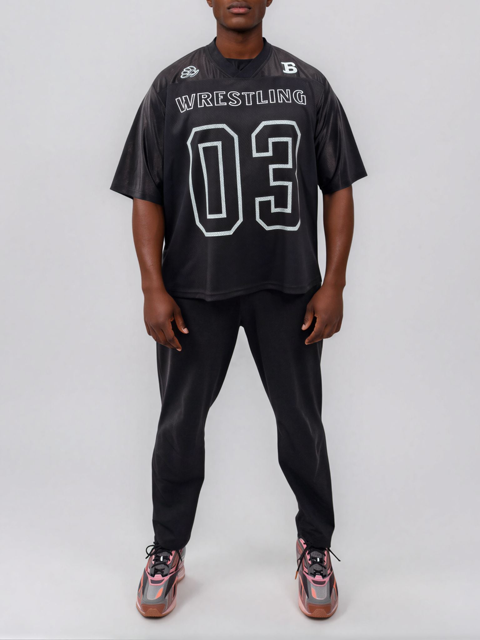 American Football Style T-Shirt Oversize